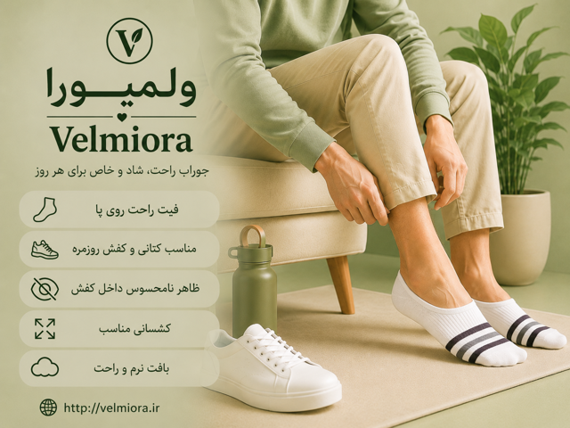 جزئیات طراحی و دوخت جوراب کالج سه خط