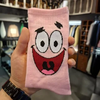 کیفیت بافت ژاکارد و کشبافت جوراب پاتریک صورتی