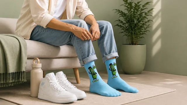 پاخور جوراب ساق‌دار طرح Mr. Pickle