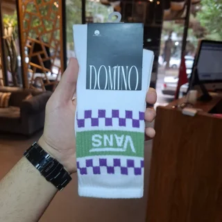 طرح شطرنجی ترندی ساق با تایپوگرافی اختصاصی Vans