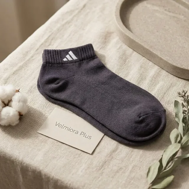 جوراب مچی طرح Adidas – طوسی تیره